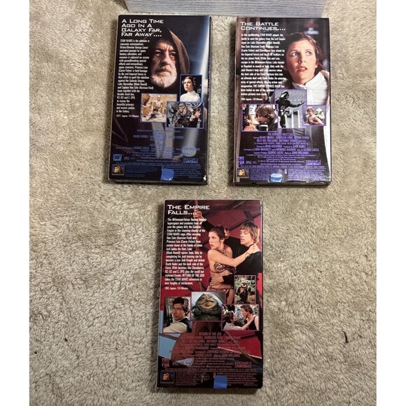 Star Wars Trilogy VHS Set Digitally Remastered THX 20th Anniversary Collectors - Picture 6 of 8